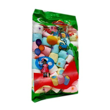 Wellmade Halal Colored Marshmallows, Approx 150g